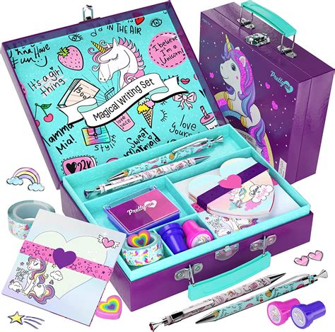 Unicorn Stationery Set for Kids - Unicorn Gifts for Girls Ages 6, 7, 8 ...