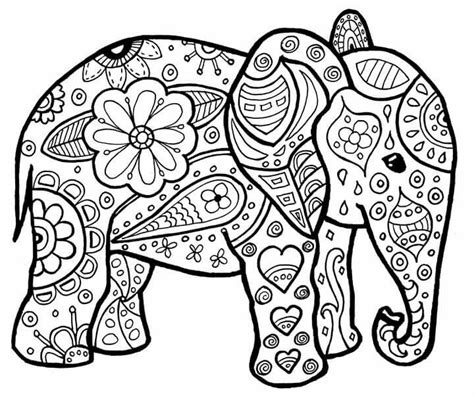 Resultado de imagen para mandalas | Elephant coloring page, Mandala coloring pages, Animal ...