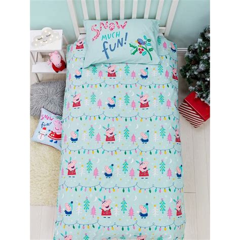 Peppa Pig Snowman Duvet Cover Set | Discounts on great Brands