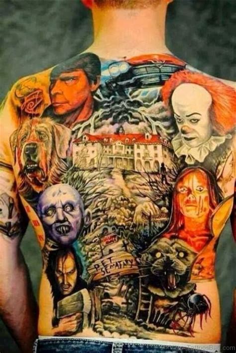 78 Creeptastic Horror Tattoos For Back