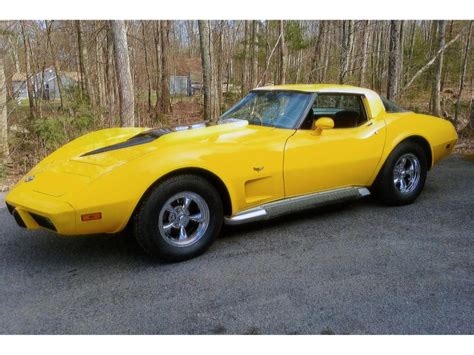 Yellow 1978 Chevrolet Corvette