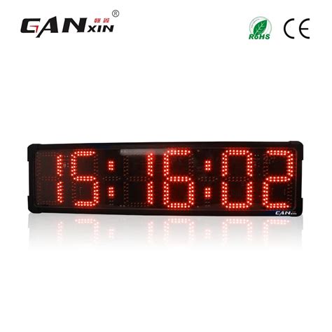 [Ganxin] 8" Large outdoor waterproof race timer led digital countdown timer sports match clock ...