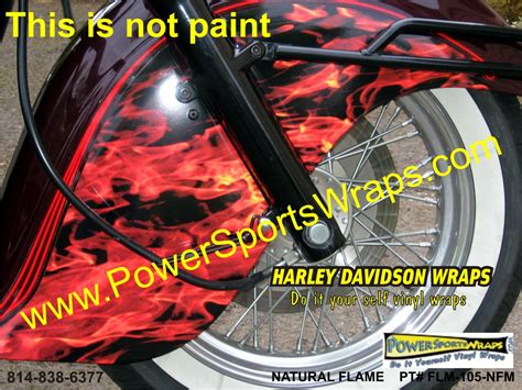 Harley Davidson vinyl flame wrap, Harley Flame, Harley flame decals ...