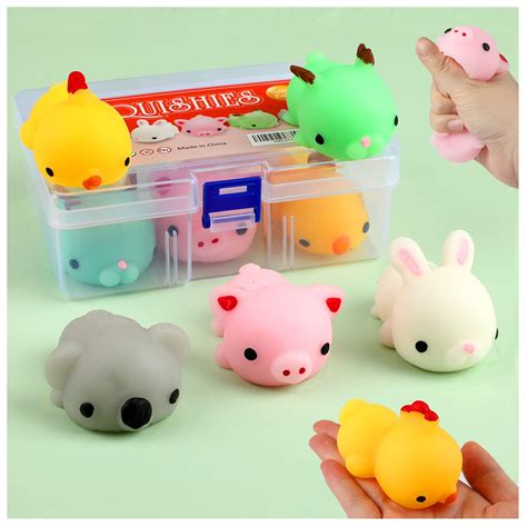 Buy squishies Squishy Toy 5Pcs Medium Size 3inch Party Favors for Kids ...