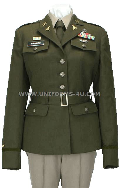 U.S. ARMY FEMALE OFFICER ARMY GREEN SERVICE UNIFORM (AGSU)