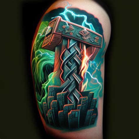 58 Mjolnir Tattoo Ideas - TattooClue.com