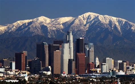 Los Angeles Skyline Wallpaper - WallpaperSafari