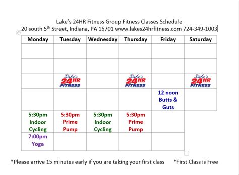 24 Hour Fitness Classes - FitnessRetro