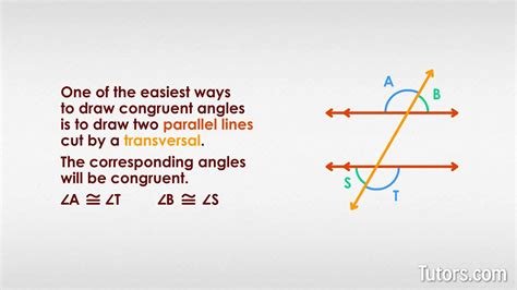 Drawing Congruent Angles