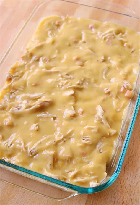 Easy Chicken and Stuffing Casserole with Stove Top - Kindly Unspoken