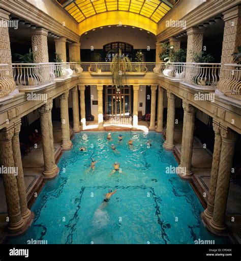 Indoor baths at the Gellert Hotel, Budapest, Hungary, Europe Stock Photo - Alamy