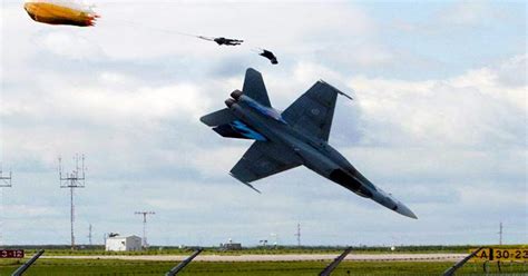 CF-18 Low-Altitude Ejection Moments Before Crash Caught On Camera - World Of Aviation