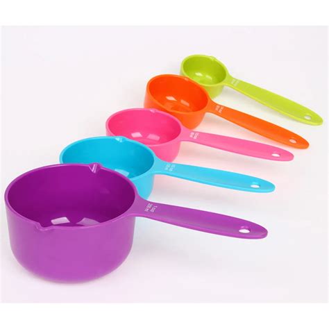 5 pcs/ set Kitchen Measuring Spoons Measuring Cups Baking Utensil Set ...