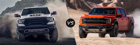 2021 RAM 1500 TRX vs 2021 Ford F-150 Raptor