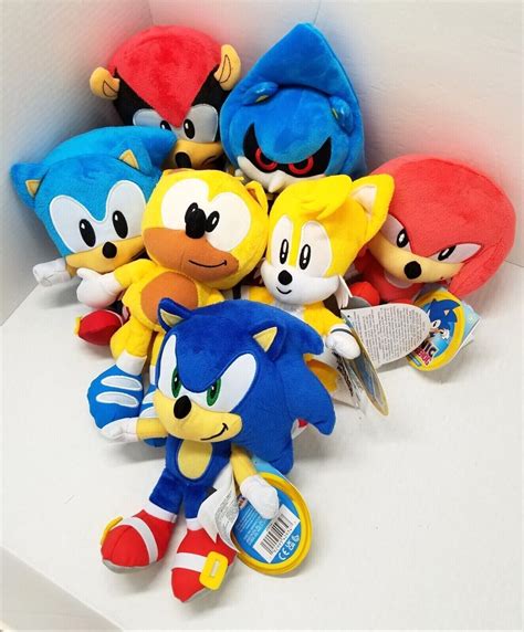 SONIC the HEDGEHOG 8"in Plush Jakks Pacific New YOU CHOOSE | eBay in ...