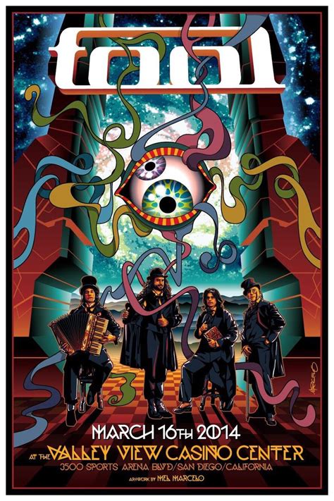 My unique Tool poster, from 2014 tour stop in San Diego : r/ToolBand