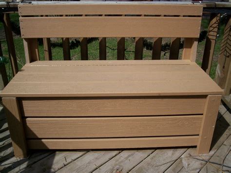 TRU TALES FEATS: DECK STORAGE BENCH