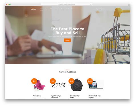 Auction - Best Auction Website Template Design 2024 - Colorlib