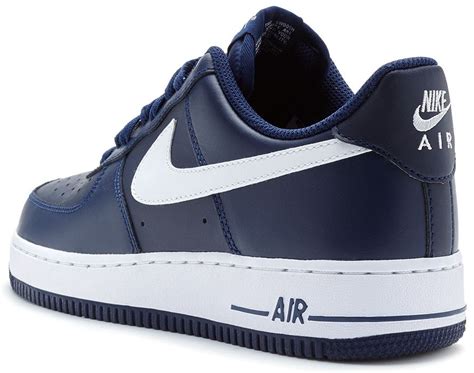 Nike Air Force 1 Leather Trainers in Midnight Navy Blue 488298 436 | eBay