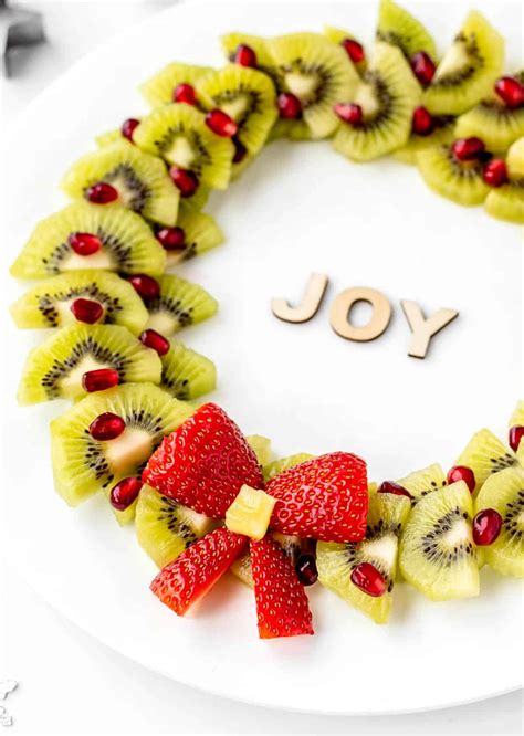 Christmas Fruit Wreath - Healthy Kids Recipes