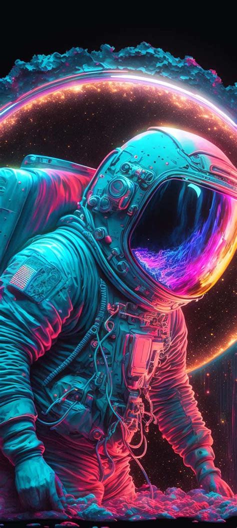 ASTRONAUT Art iPhone Wallpaper HD - iPhone Wallpapers