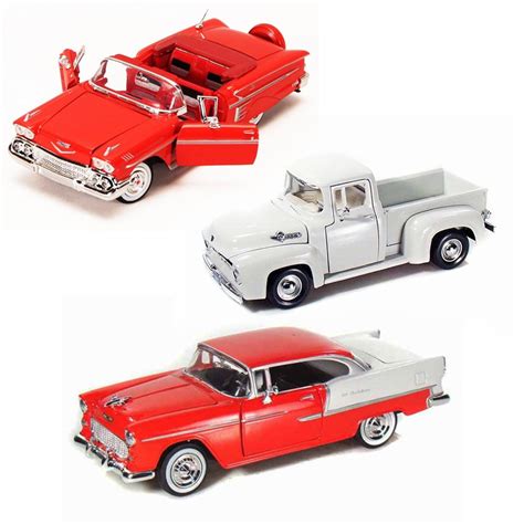 Best of 1950s Diecast Cars - Set 93 - Set of Three 1/24 Scale Diecast ...