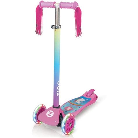 Zinc | Light Up Explorer Unicorn Scooter | Pink | SportsDirect.com