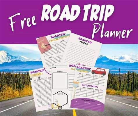 Free Printable Road Trip Planner - Hess UnAcademy