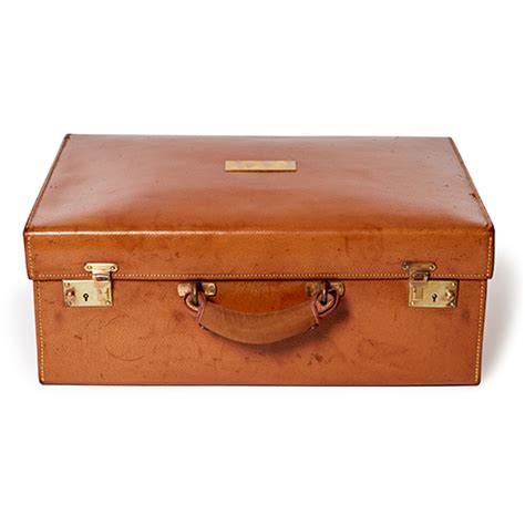 Small Leather Vintage Briefcase - Sautter of Mount Street