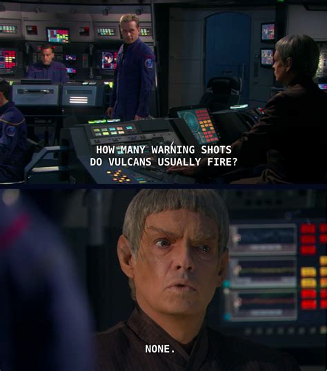 STAR TREK ENTERPRISE - "Awakening" Season 4 Episode 8 | Trip Tucker and Soval in 2023 | Star ...