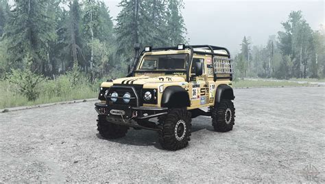 Land Rover Defender 90 off-road pour MudRunner