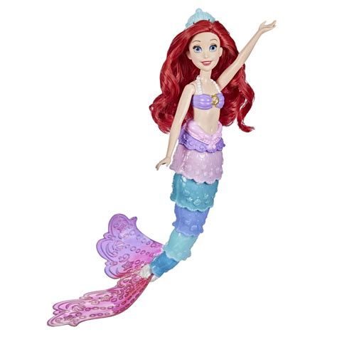 Buy Disney Princess Rainbow Reveal Ariel, Color Change Doll, Disney'S ...