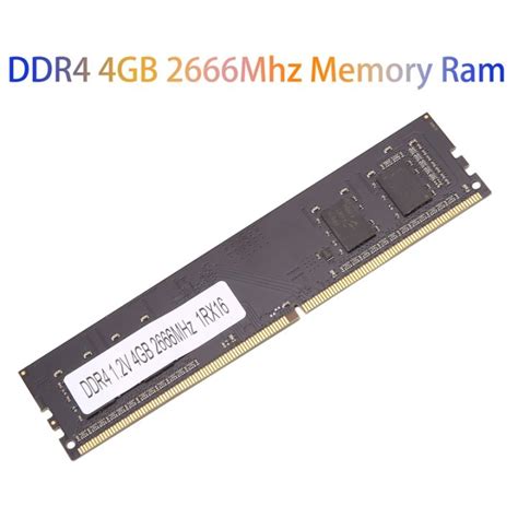 DDR4 4GB 2666Mhz Memory Ram PC4-21300 Memory 288Pin 1RX16 1.2V Desktop ...