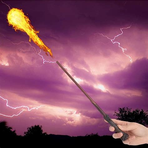 Magic Wand Fire Flasher Fireball Spray Flame for Cosplay Wand - Etsy