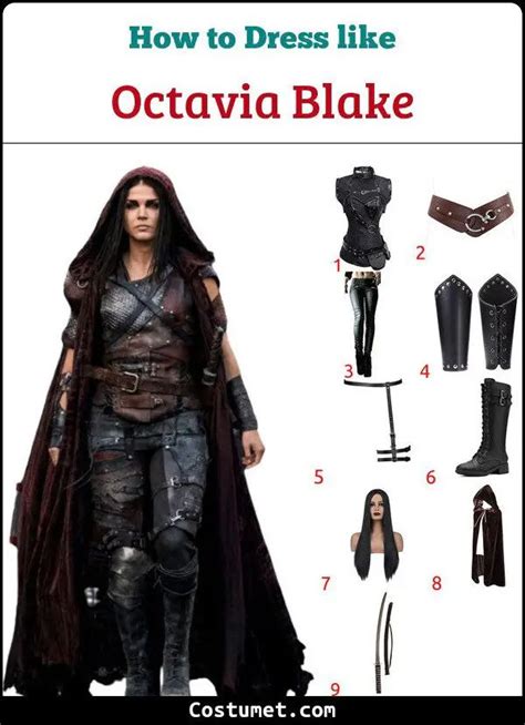 Octavia Blake (The 100) Costume for Cosplay & Halloween | Viking ...