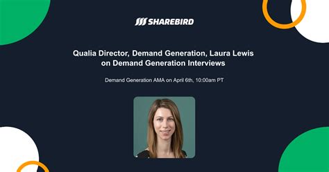 AMA - Laura Lewis on Demand Generation Interviews