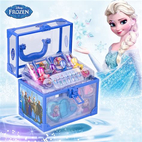 Disney Frozen Beauty Toys Makeup Box Set Girl Princess Elsa Anna ...