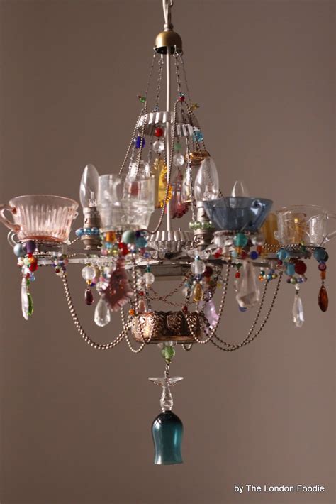 The London Foodie: The Fantastic Teacup Chandeliers by Madeleine Boulesteix