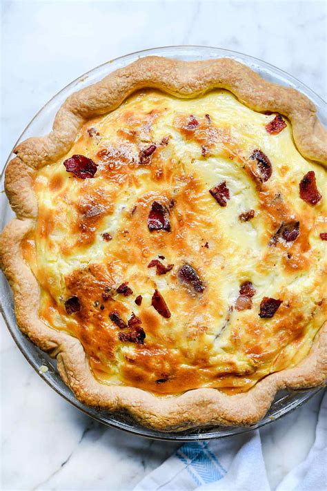 Easy Quiche Lorraine Recipe - foodiecrush .com