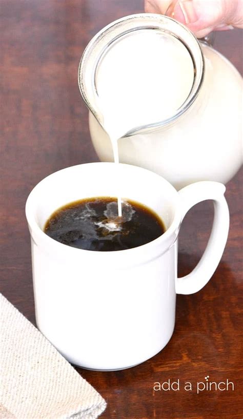 Homemade Coffee Creamer Recipe - Add a Pinch