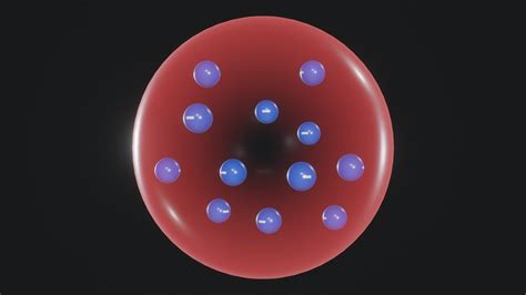 Atom Plum Pudding Model - Thomson 3D Model - TurboSquid 1770095