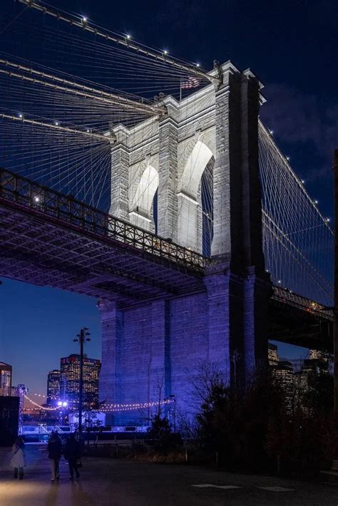 Brooklyn Bridge Towers Illuminated With New LED Lights — The Hoffman Team