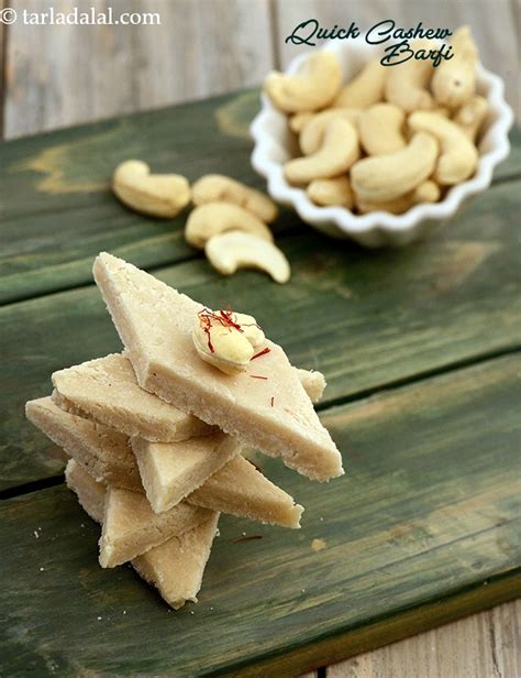 Calories of Quick Cashew Barfi | Tarladalal.com