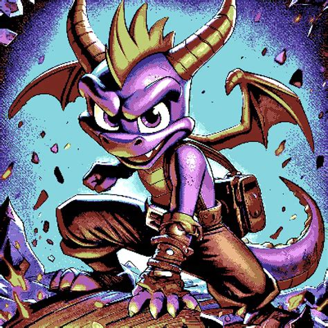 Spyro ai art 14 by synthesizer7 on DeviantArt