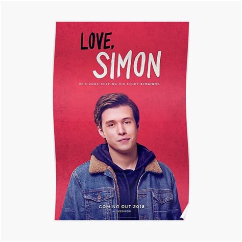 "love, simon " Poster for Sale by pemknungabs | Redbubble