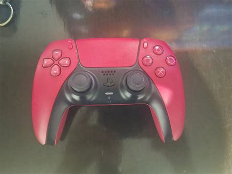 Red PS5 controller wireless on Carousell