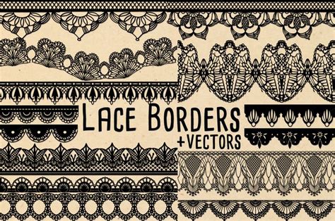 Vector Lace Border Clipart Lace | Clip art borders, Lace border, Clip art