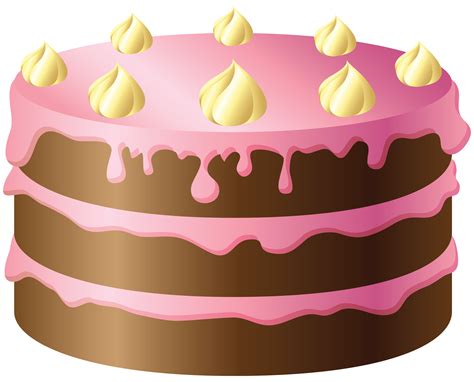 Chocolate cake clipart free download | Cake clipart, Birthday cake clip ...