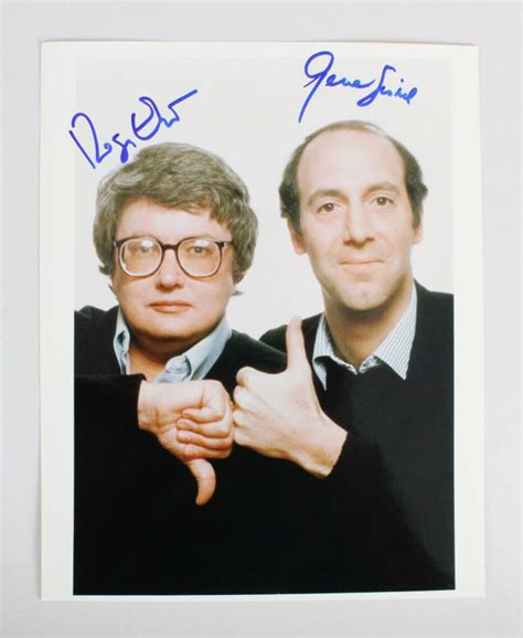 Gene Siskel Roger Ebert Signed Photo