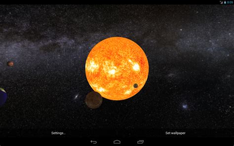 Solar System Live Wallpaper 3D: Amazon.co.uk: Appstore for Android